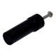 Black Cylinder Glass Cabinet knobs